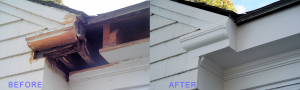 Light home repairs Before and after